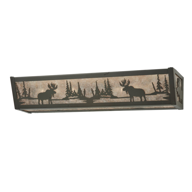 Rustic Lodge 4 - Light Bath Bar, Timeless Bronze
