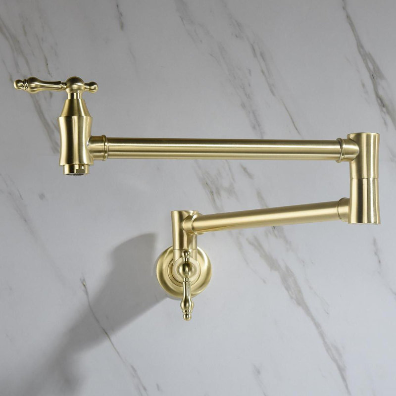 KISRAIS Kitchen Faucet, Gold