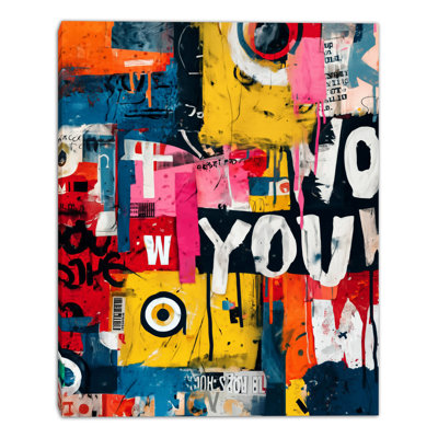 Blooming Town Meadow Wrapped Canvas Wall Art