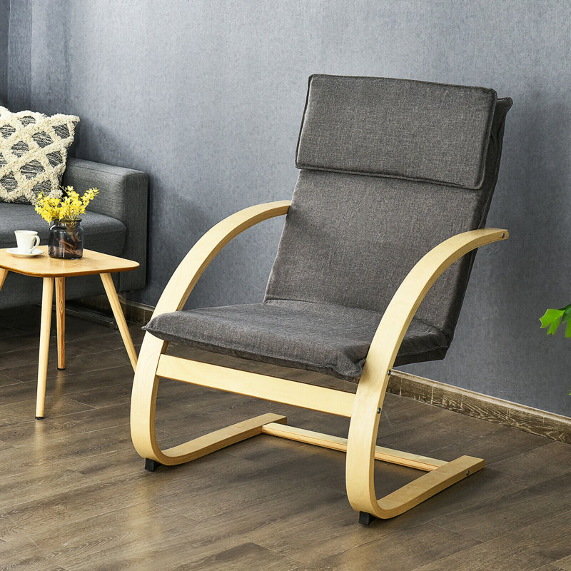Chaise de patio avec coussins Bronislawa