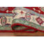 Tapis oriental géométrique Kazak rouge 5 x 7