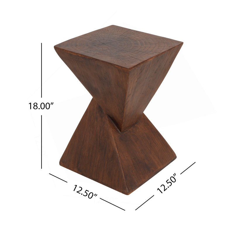 Side Table,dark Brown Color, Dark Brown
