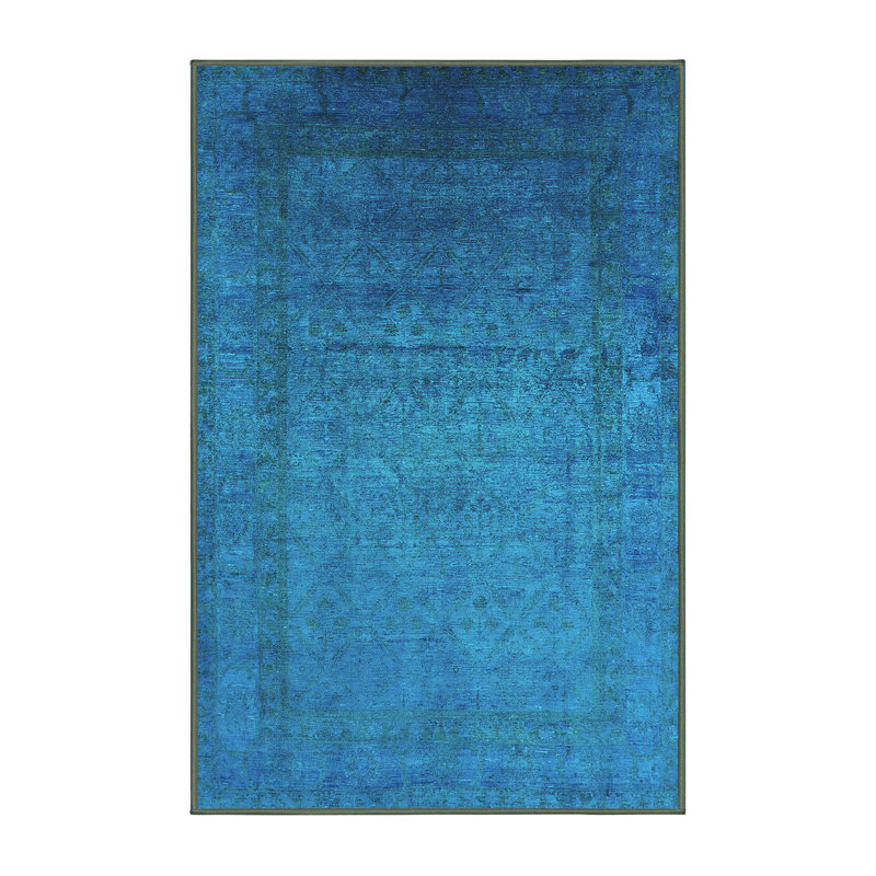 Performance Geometric Indoor Rug, Round 4'