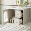 Ensemble de meuble-lavabo mural 24 po pour petit espace, armoire de salle de bain avec lavabo en céramique, 2 tiroirs et 1 porte à fermeture en douceur-55928932