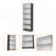 Bibliothèque à 5 tablettes gris mat et blanc-1724930086