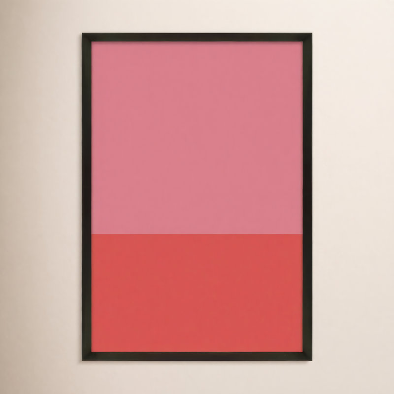 «Colours Études» par Romina Gadler, Papier avec cadre noir, H 20 po x l 14 po x P 1,25 po