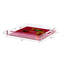 Family Pheasants Acrylic Square Decorative Tray-1459597822-1414699910