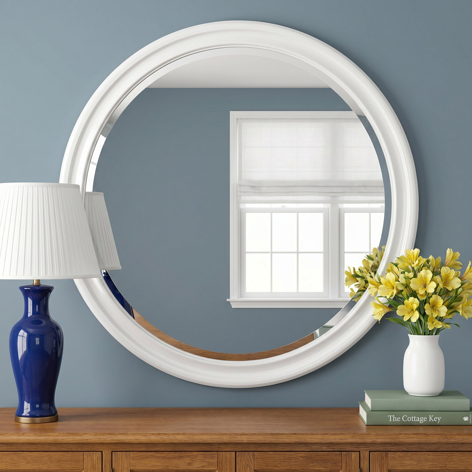 Talvi 36" Accent Mirror, White