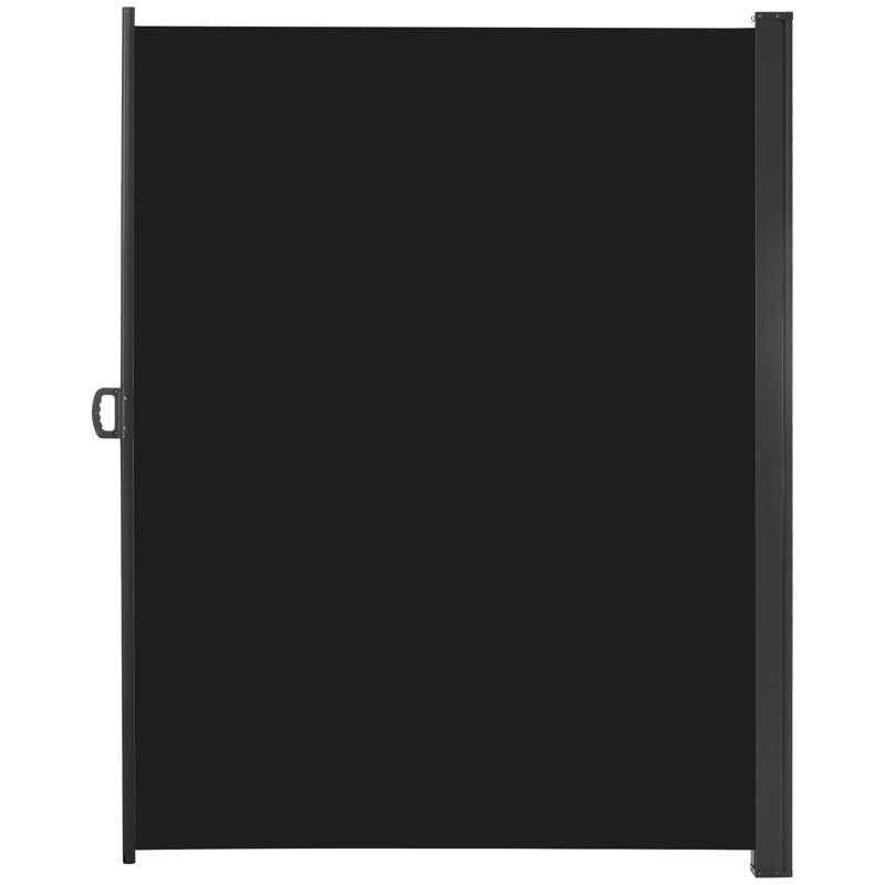 Outsunny 118'' W D Polyester Cover Retractable Freestanding Awning, 118'' W x 78.75'' H x 1'' D
