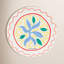 Summer Bliss Handmade Stoneware Dinner Plate