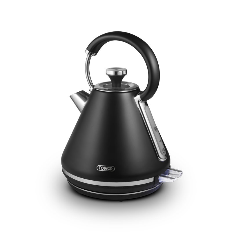 ​​Tower T10087 Mirage Kettle with Digital Control Panel, Variable Temperature Function, Rapid Boil Technology, Viewing Window, Removable Filter, 3kW, 1.7L
