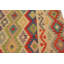 Tapis rose / vert clair en laine Kilim fait à la main One-of-a-Kind Sinclair
