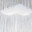 31cm H Velvet Empire Lamp Shade ( Screw On ) in Purple