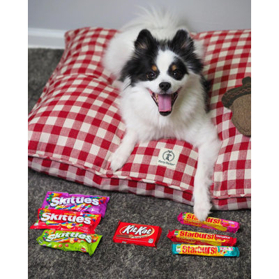 Checkered Polyester Pet Bed