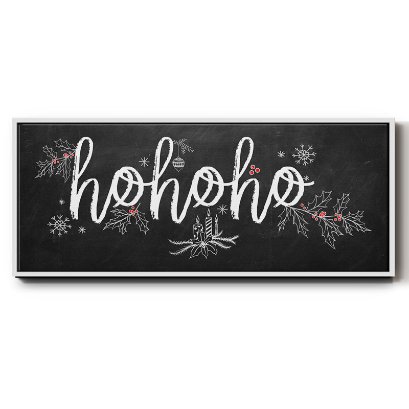 Ho Ho Ho- Framed Canvas
