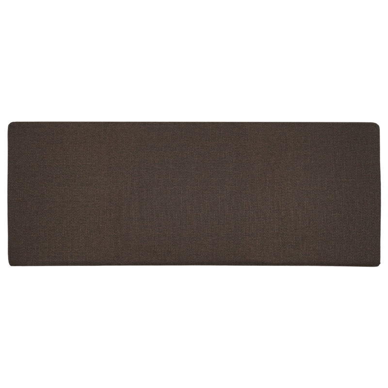 Outdoor Bench Seat Cushion, Dark Brown, 48" x 18"