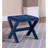Blue Velvet Bench With Seat And Nailhead Trim, Engineered Hardwood Frame, For Entryway Primary Living Areas Ornamentation Contemporary Trim Seat, High - Density Foam Padding Spaces-1036483999
