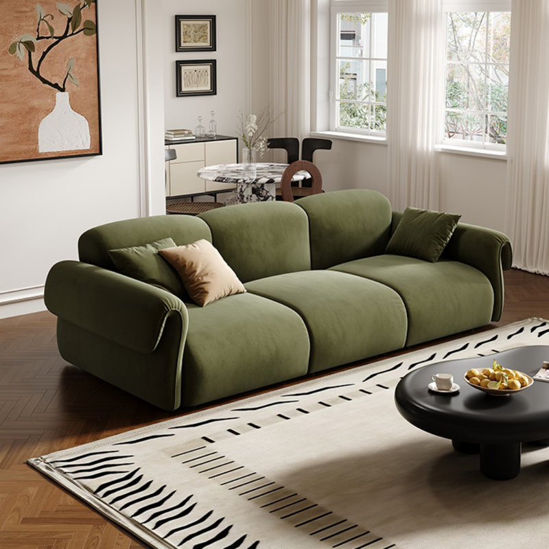 Canapé rétro décontracté et créatif, Vert