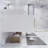 Glasgow 72'' Double Bathroom Vanity with Acrylic Top-85088966