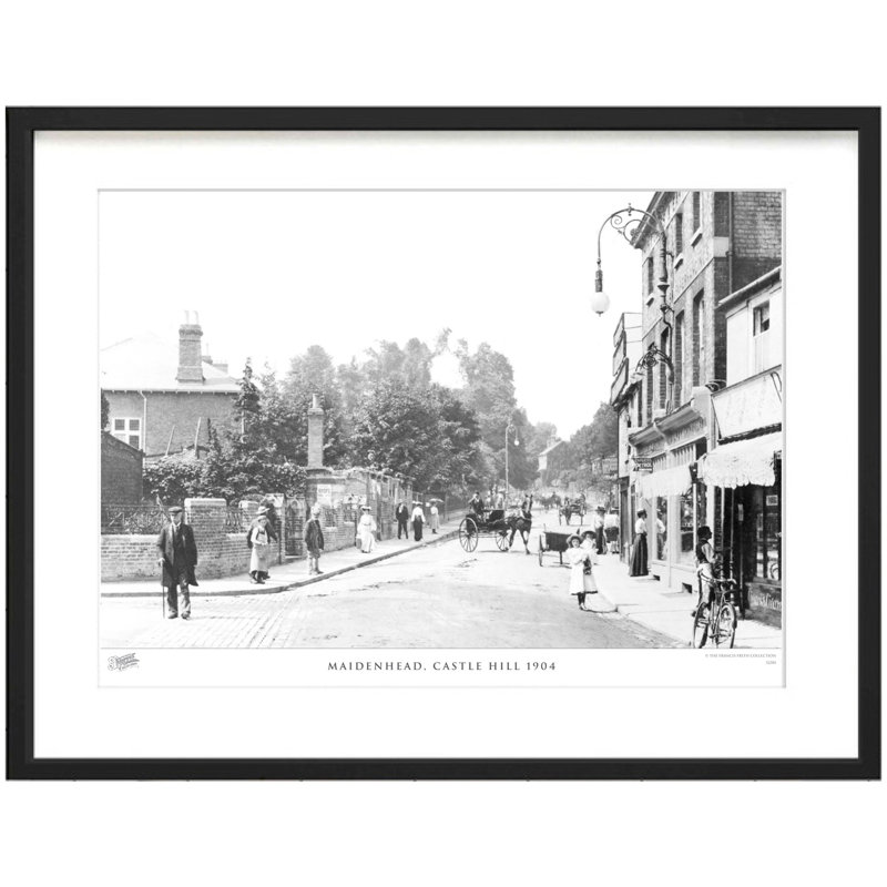 Maidenhead, Castle Hill 1904 by Francis Frith - Single Picture Frame Print, 45cm H x 60cm W x 2.3cm D