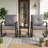 Yardgrace 3-Piece Outdoor Rocking Bistro Set With Cushions & 2-tier Coffee Table-180874952