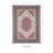 Emanuel Traditional Machine Woven Flatweave Red and Navy Area Rug with Non Skid Backing -1982013037