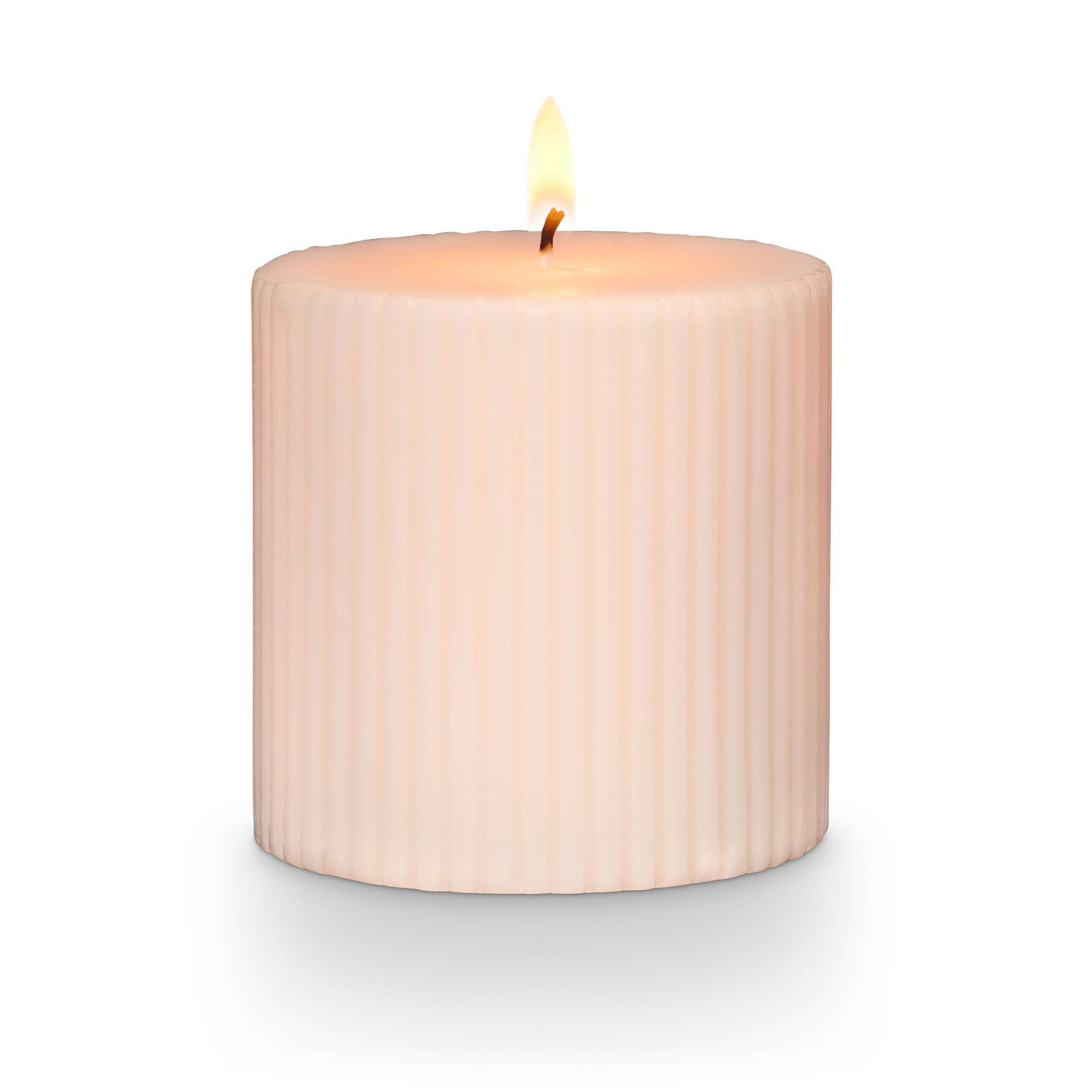 ILLUME Beautifully Done Medium Fragranced Pillar Candle, Blackberry Absinthe, Small, Coconut Milk Mango