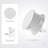 Cylinder Thin Gold Metal Plated Plug-In Night Light With Light Sensor, 5000K Daylight, Sliding