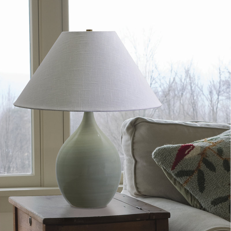 Lampe de table 19 po Libbe, Bleu minuit, 19'' H x 8'' W x 10'' D, 100 W