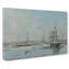 Ship In Le Havre by Eugene Boudin - Wrapped Canvas Painting-61847160