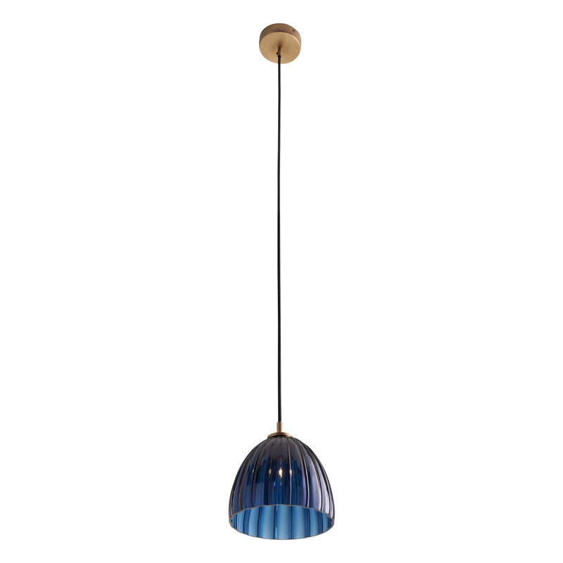 Caterina Triple Pendant - Blue Avio, Blue Avio