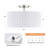 Pelayo Fabric Semi Flush Mount-169173994-169173992