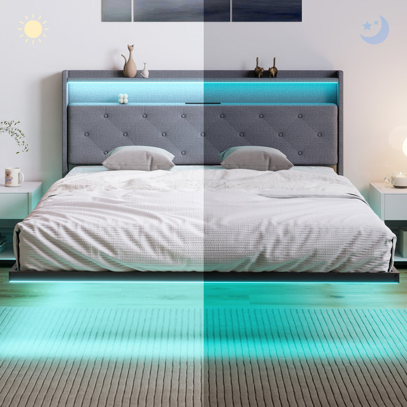 Upholstered Bed, Kingsize (5')