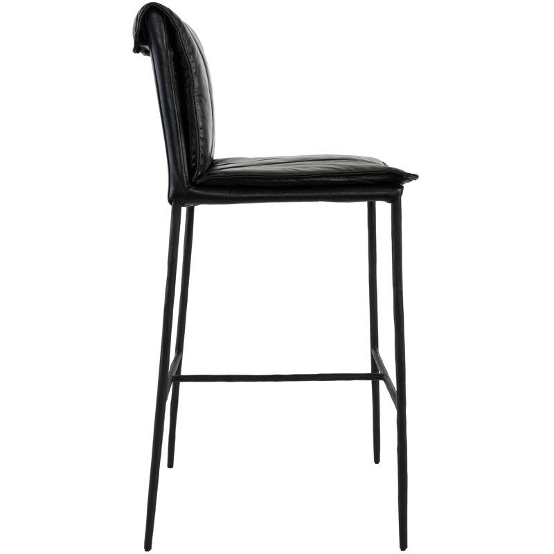 Mayer 26 Counter Stool Antique Brown, Black, Bar Stool (31" Seat Height)