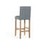 Jenifer Upholstered Counter Stool with Solid Wood Frame