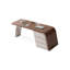 62.99"Walnut Rectangular Solid+Manufactured Wood with 3 drawers desk-108403874-108403875