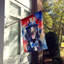 Drapeau patriotique de la maison américaine-112698632