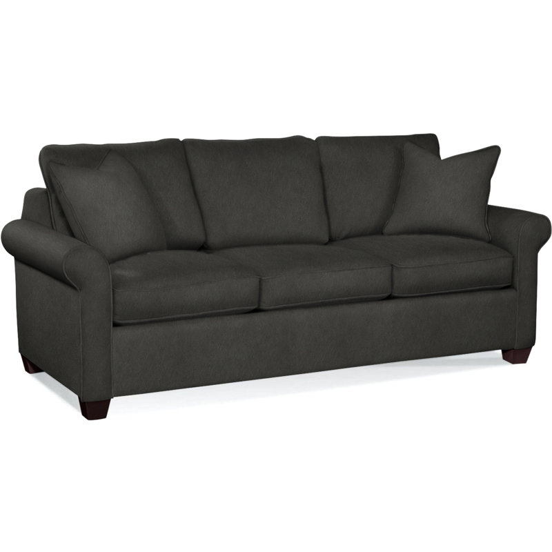 Park Lane Sofa, Brown Geometric, 0456-33, Java Finish