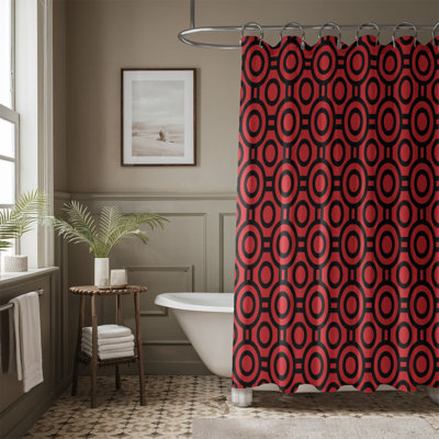 Rideau de douche Scarlet Spots - Premium
