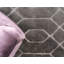 Tapis à motif géométrique gris / argent Corando-40284633