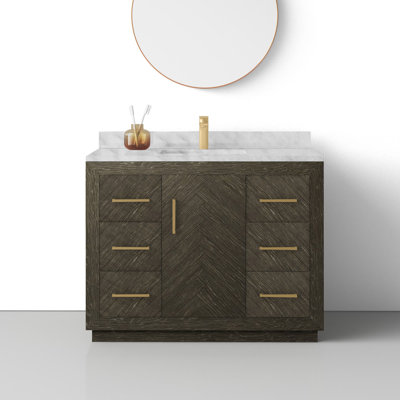 Ensemble de meuble-lavabo simple 42 po Sadelle Peyton