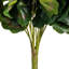 Buisson de géranium artificiel 17,5 "en polyester-913431848