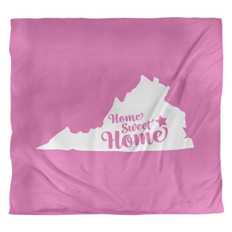 Housse de couette réversible simple et réversible home richmond, Housse de couette pour très grand lit, Rose, Microfibre