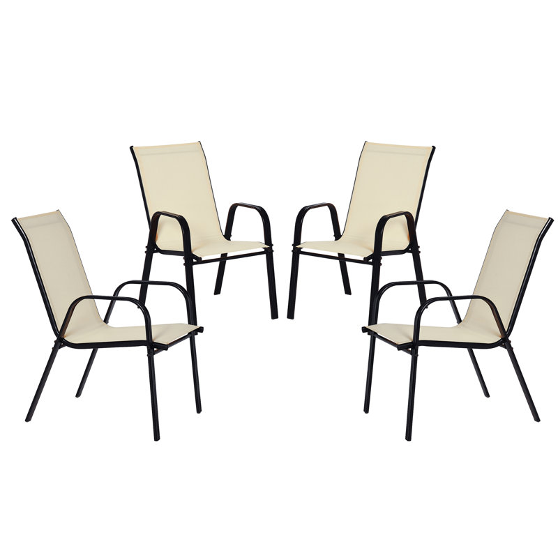 Eries Stacking Patio Dining, Beige