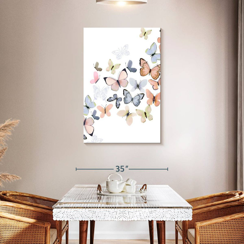 Brampt Butterfly Path, 45" H x 30" W