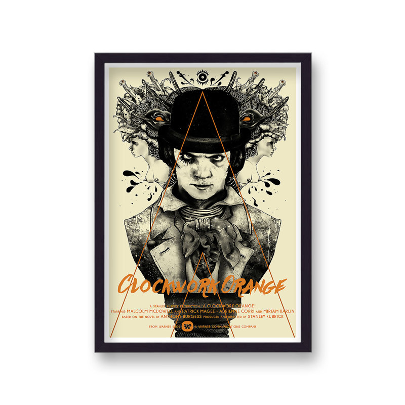 Clockwork Orange V1 Reimagined Movie - Single Picture Frame Print