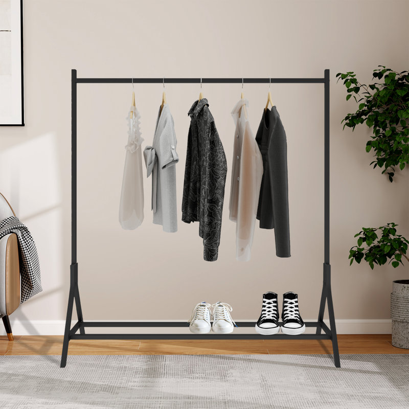 Metal Clothing Rack, Black