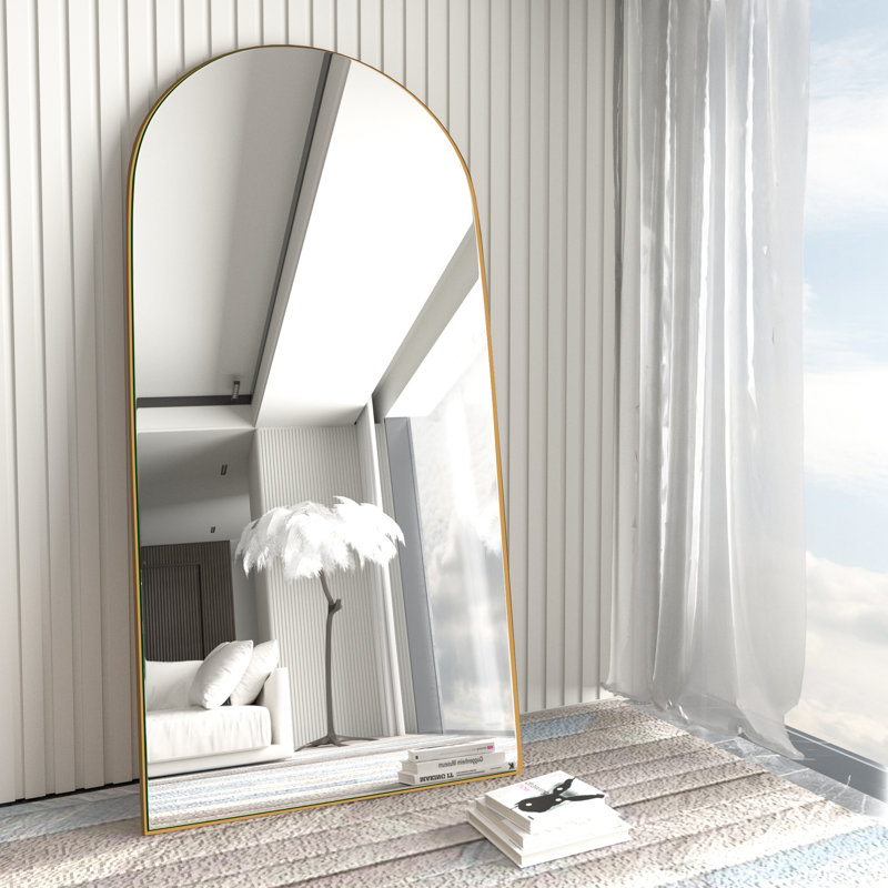 Miroir sur pied pleine longueur Classic, Or, H 71 po x l 32 po