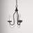 Burvale 3 - Light Candle Style Chandelier