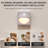Advanced Radar Sensor Rechargeable Night Light, Square with Gentle Illumination to Prevent Eye Strain, 3000K Warm White